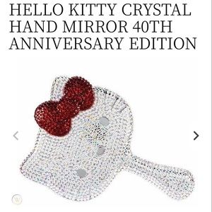RARE Sephora X Hello Kitty 40th Anniversary Ruby Swarovski Handheld Mirror